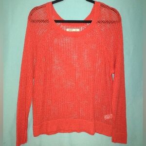 Old Navy Bright Orange Crew Neck Sweater